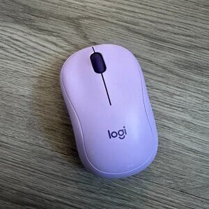 Logitech M240 Wireless Mouse - Lavender: Bluetooth & Lightweight Design
